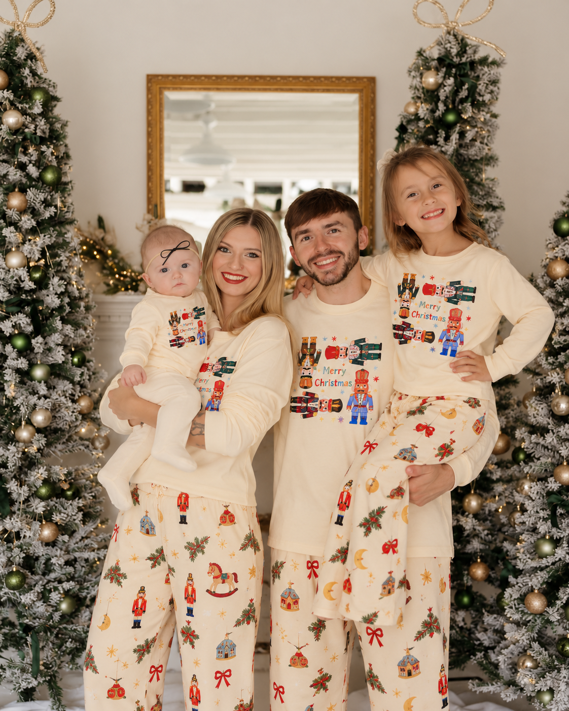 Nutcracker Tree-Family Matching Christmas Pajamas