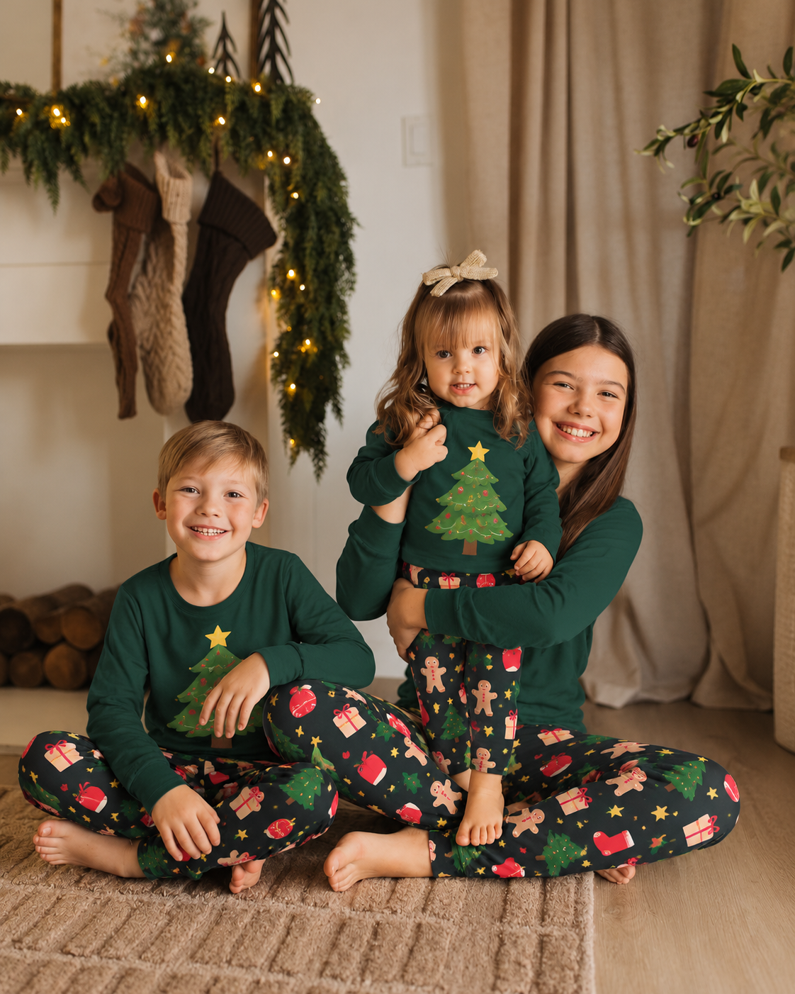 Festive Wonderland-Family Matching Christmas Pajamas