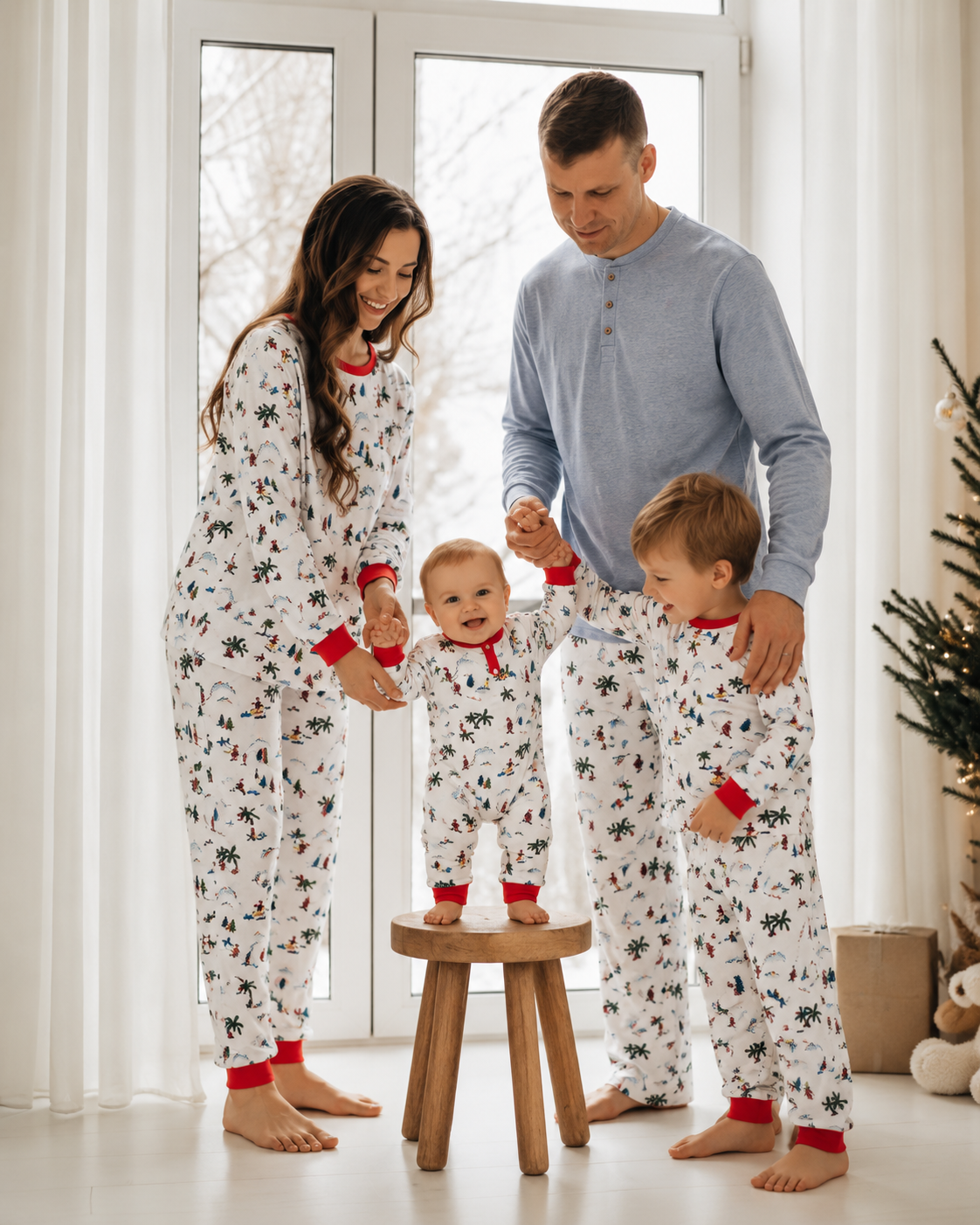 cocoa-cuddles-Family Matching Christmas Pajamas