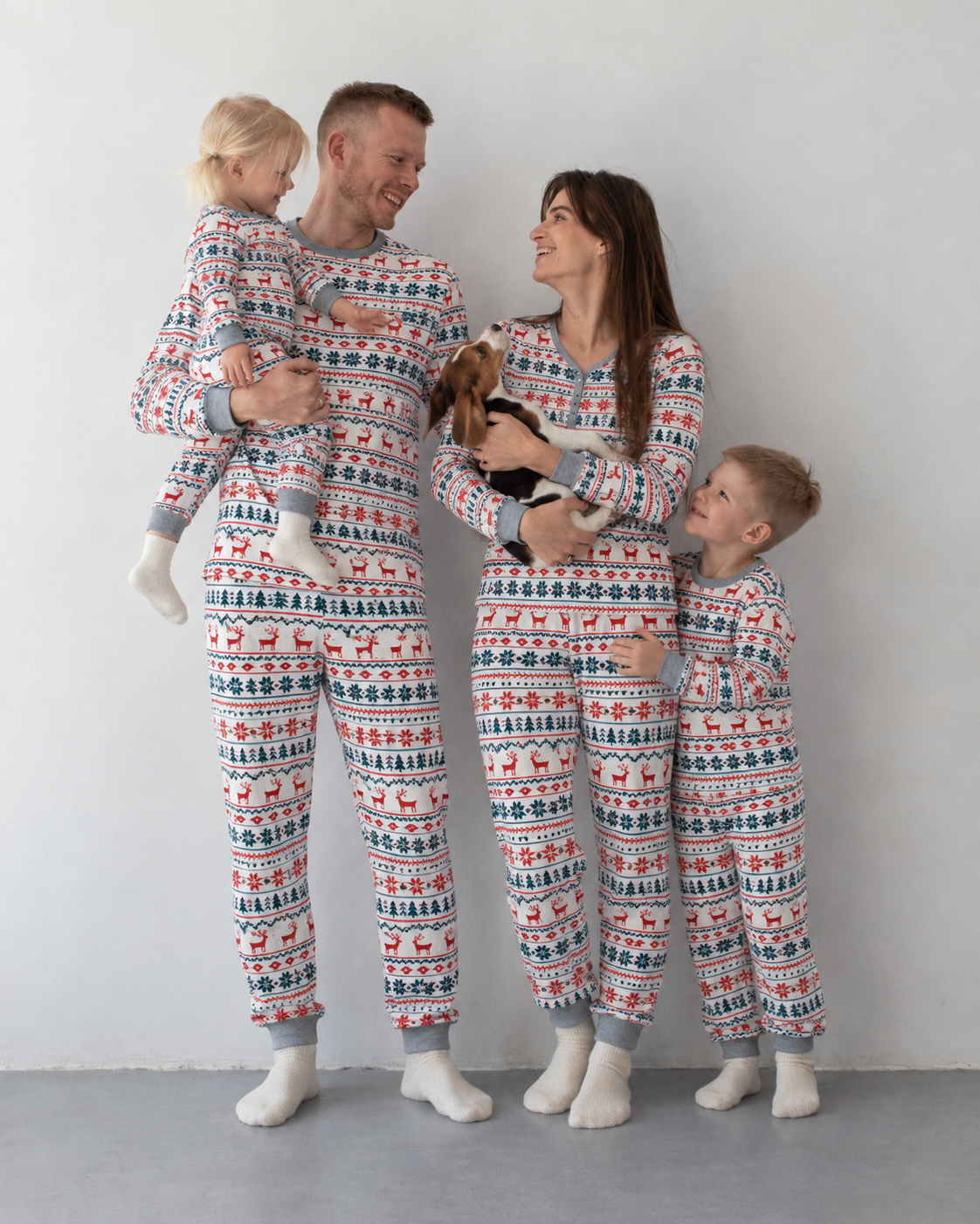 Snug Snowflakes-Family Matching Christmas Pajamas