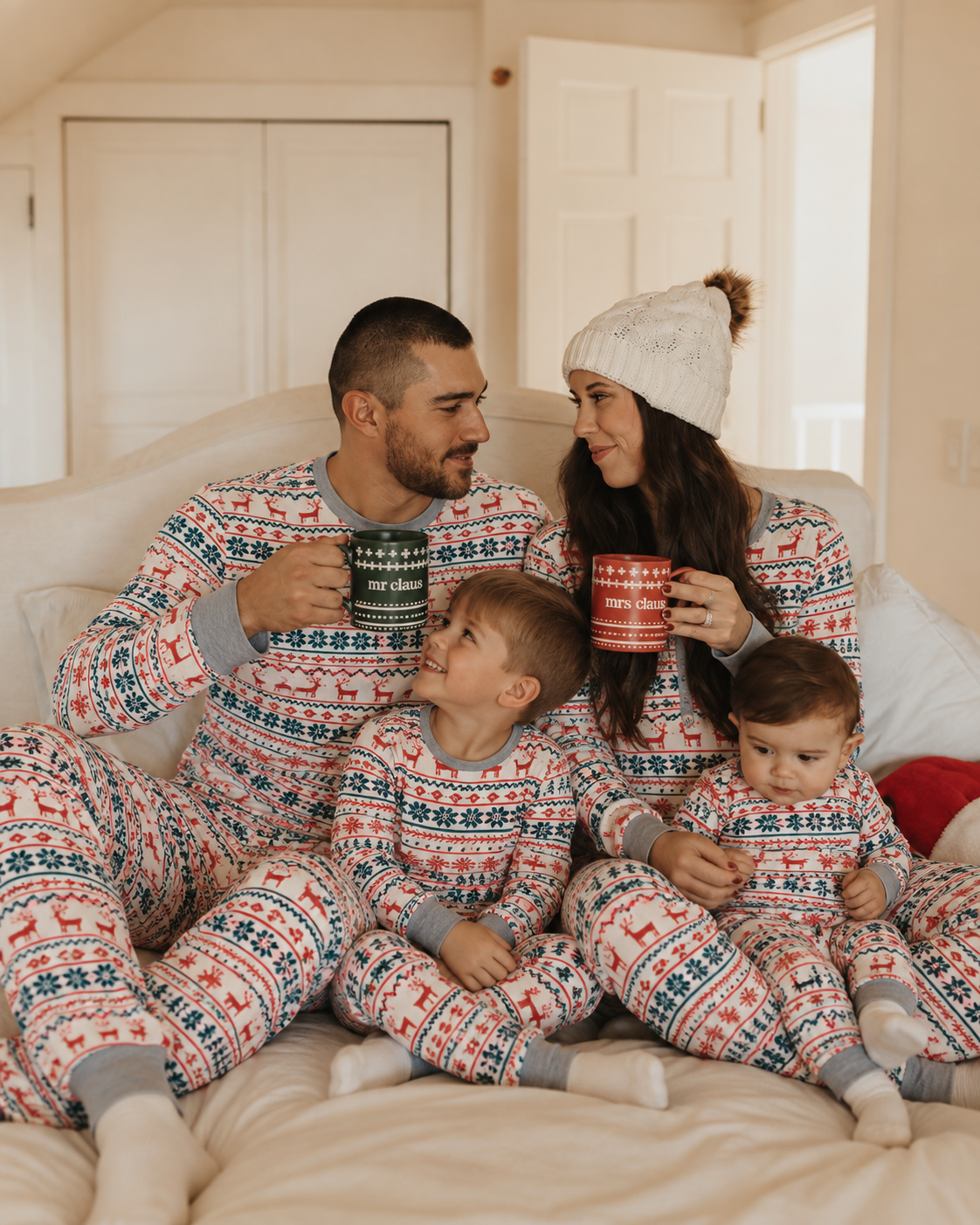 Snug Snowflakes-Family Matching Christmas Pajamas