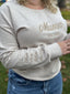 Custom Mama Embroidered Sweatshirt – Personalized Kids Names Sleeve & Est. Year Crewneck