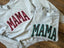 Custom Mama Arched Glitter Sweatshirt | Mother's Day Gifts