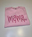 Custom Mama Heart Embroidered Sweatshirt | Mother's Day Gifts
