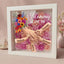 Personalized Mom Holding Hands Shadow Box-Mother's Day Flower Frame