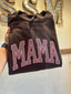 Custom Mama Arched Glitter Sweatshirt | Mother's Day Gifts