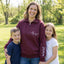Custom Embroidered Mama Quarter Zip Sweatshirt with Names | Mother's Day Gift