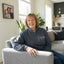 Custom Embroidered Nana EST Quarter Zip Sweatshirt for Grandma | Mother's Day Gift