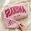 Custom Arched Glitter Embroidered Grandma Sweatshirt | Mother's Day Gifts
