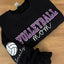 Personalized Glitter Embroidered Football/Volleyball/Baseball/Basketball Mom Sweatshirt