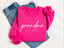 Personalized Grandma Est Heat Transfer Print Sweatshirt | Gift for Grandmother