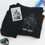 Custom Embroidered Photo Portrait Sweatshirt Gift for papà,papá,pai