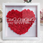 Personalized Flower Shadow Box With Kid's Name For MUMMY- Mother's Day Gift