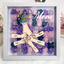 Personalized Flower Shadow Box mum and I hand holding- Mother's Day Gift