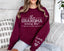 This Grandma Wears Her Heart On Her Sleeve-Custom Sweatshirt With Kids Name