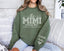 This Mimi Wears Her Heart On Her Sleeve-Custom Sweatshirt With Kids Name