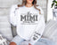 This Mimi Wears Her Heart On Her Sleeve-Custom Sweatshirt With Kids Name