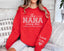 This Nana Wears Her Heart On Her Sleeve-Custom Sweatshirt With Kids Name