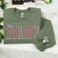 Custom Embroidered This Mimi Wears Her Heart on Her Sleeve Sweatshirt | Mother's Day Gifts