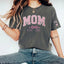 Mom glitter embroidered Washed T-shirt&sweatshirt mother day/personalized year.