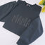 Custom Mom's Glitter Embroidered T-shirt and Sweatshirt | a gift for mom with a warm word