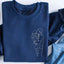 Custom Embroidered Photo Portrait Sweatshirt Gift for papà,papá,pai