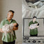 Custom Embroidered Photo Portrait Sweatshirt For papà, papá, dad