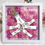 We Love You Mummy White Hand Holding - Personalized Flower Shadow Box- Mother's Day Gift