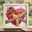 Personalized Pet Paw & Human Hand Holding Shadow Box-Mother's Day Flower Frame
