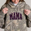 Custom Sequin MAMA Camo Sweatshirt Embroidered Sequin T-Shirt Hoodie | Mother's Day Gift