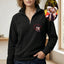 Custom Embroidered Portrait Quarter Zip Sweatshirt from Photo | Mother's Day Gift