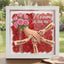 "Pink Roses"-Personalized Mom Holding Hands  Shadow Box-Mother's Day Remembrance Frame, In Loving Memory Gift