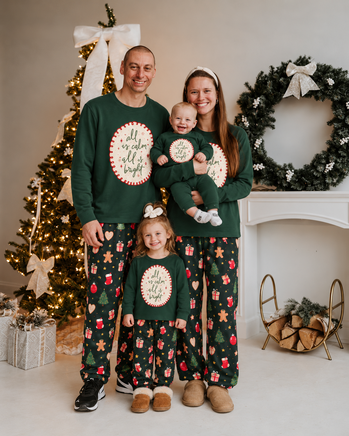 Merry Moments- Family Matching Christmas Pajamas