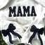 Custom Viral Side Bow Glitter MAMA Sweatshirt | Mother's Day Gifts