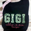 Custom Sequin GIGI Embroidery Sweatshirt Gift for grandparents
