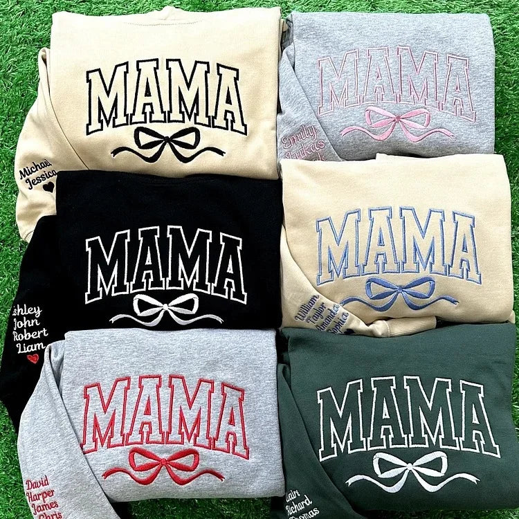 Custom Embroidered Comfort Camo & Leopard Colors Grandma and Grandpa Sweatshirt, Gift for Grandma/Grandpa