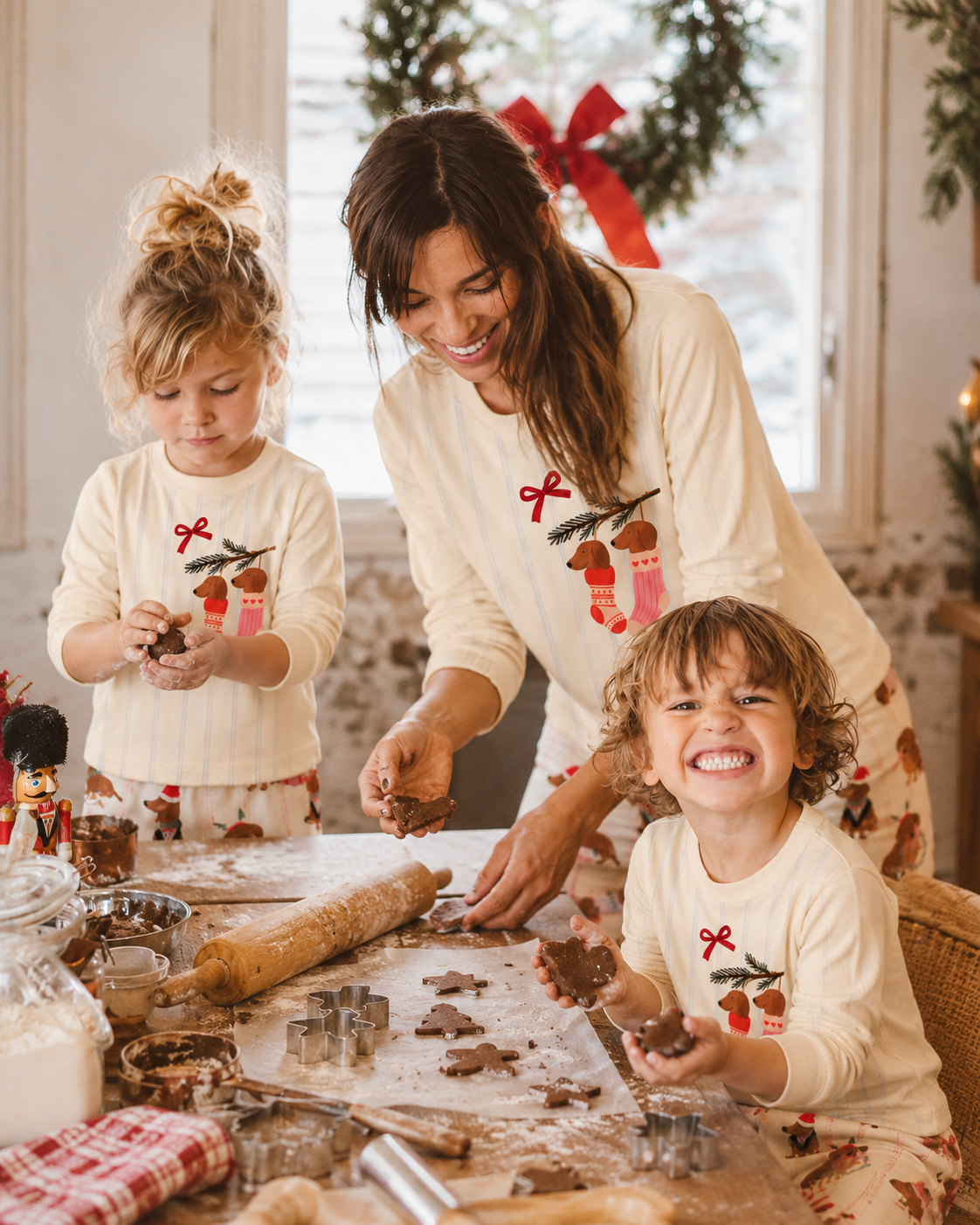 Cozy Tails-Family Matching Christmas Pajamas