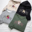 Custom Embroidered Photo Mom and Kids Family Portrait Sweatshirt |  Mother's Day Gifts