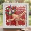 "Tulips, White Roses, and Carnations"-Personalized Mom Holding Hands Flower Shadow Box-Mother's Day Remembrance Frame, In Loving Memory Gift