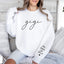 Custom Puff Print Sweatshirt Est Year with Kids Names on Sleeve | for Mama and Grandma Gift