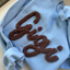 Custom Gigi Honey Name Chenille Yarn Embroidered Sweatshirt