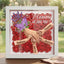"Lavender"-Personalized Mom Holding Hands Flower Shadow Box-Mother's Day Remembrance Frame, In Loving Memory Gift