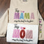 Custom Mama/Mom "Wear Heart on Her Sleeve" Sequin Sweatshirt with Kids' Names | Mother's Day Gifts