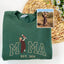 Custom Embroidered Photo Mom and Kids Family Portrait Sweatshirt |  Mother's Day Gifts
