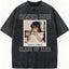 Custom Senior Mom 2026 Vintage Throwback Photo Washed Sweatshirt for Mom