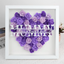 Custom Personalized Mum Flower Shadow Box With Kids Name | Mother’s Day gift