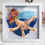 Personalized Mom Holding Hands Shadow Box-Mother's Day Flower Frame