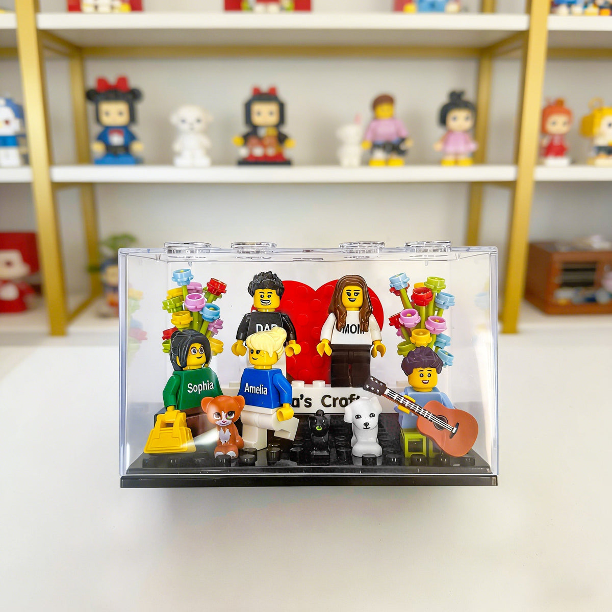 Custom mom grandmom Family Brick Figures – A Meaningful Gift for Your Loved Ones