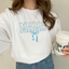 Custom "MAMA" Embroidered Sweatshirt with Ribbon Bow | Mother's Day Gifts