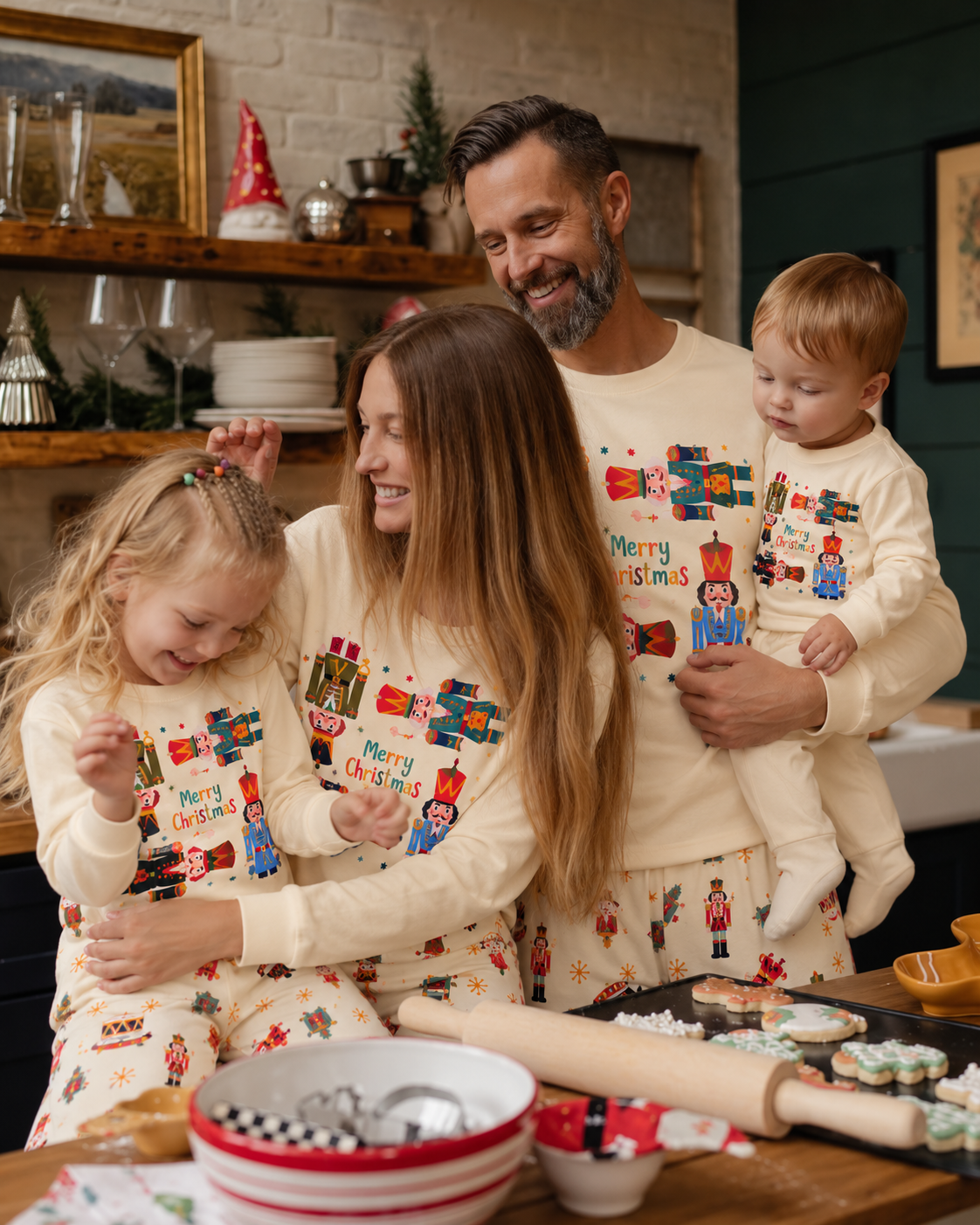 Nutcracker Tree-Family Matching Christmas Pajamas